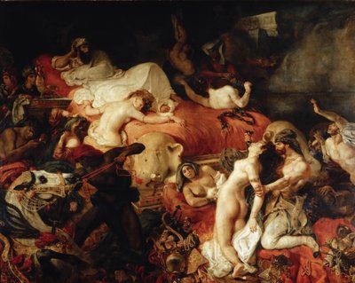 La morte di Sardanapalo da Ferdinand Victor Eugene Delacroix