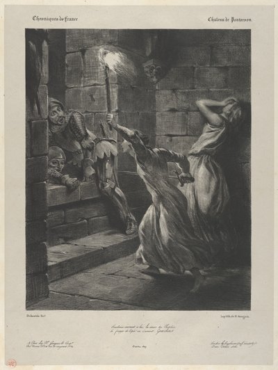 La Sorella di Duguesclin, 1829 da Eugène Delacroix