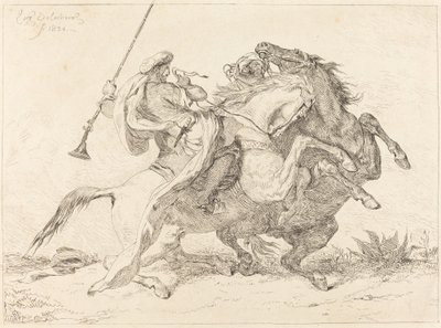 Incontro dei Cavalieri Mori da Eugène Delacroix