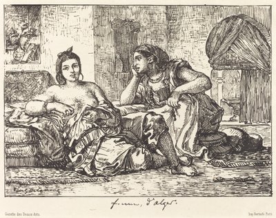 Donne di Algeri da Eugène Delacroix