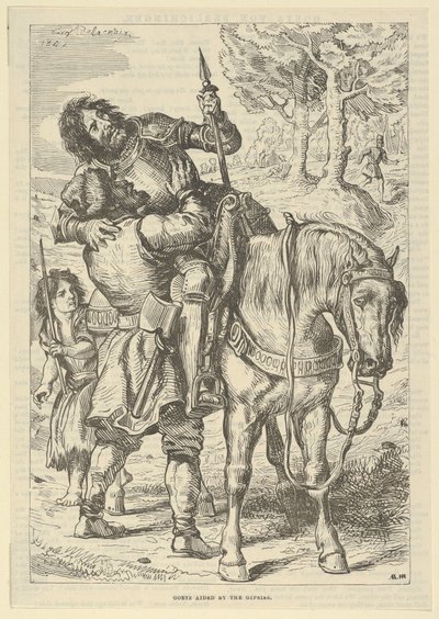 Goetz Aiutato dagli Zingari da Eugène Delacroix