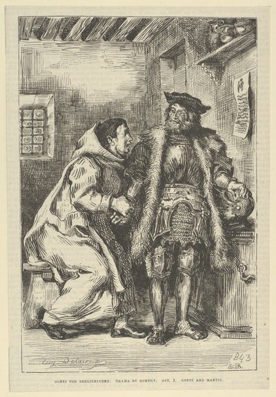 Goetz e Fra Martino da Eugène Delacroix