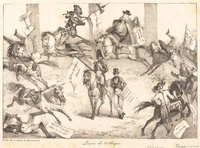 Lezione di volteggio da Eugène Delacroix