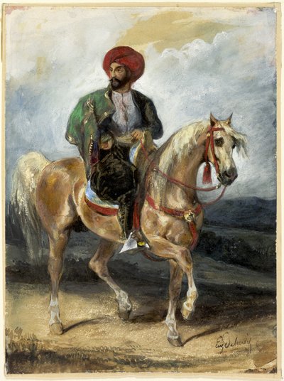 Il cavaliere turco da Eugène Delacroix