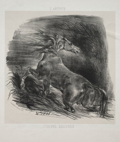 Il Cavallo Selvaggio, o Cavallo Spaventato che Lascia l