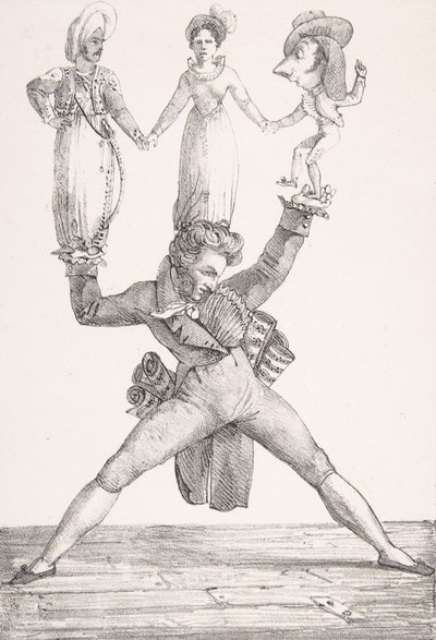 Teatro Italiano da Eugène Delacroix