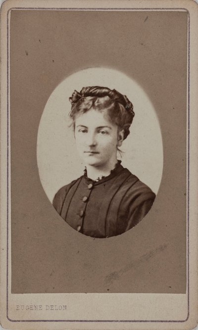 Ritratto di Jane Dieulafoy 1851-1916, c. 1880 da Eugène Delon