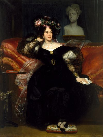 Ritratto di Mme Jules-Antoine Droz da Eugene Deveria