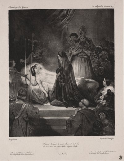 Cronache di Francia: I figli di Clodomiro da Eugène François Marie Joseph Devéria