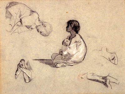 Studi di bambini arabi da Eugène Fromentin