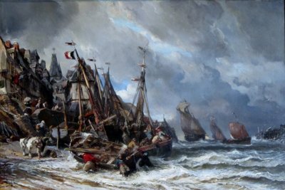 Il ritorno dei pescatori da Eugene Isabey