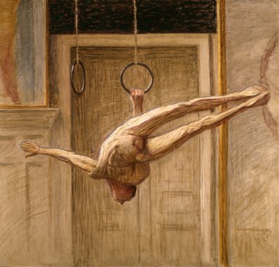 Ginnasta agli Anelli No.2 da Eugène Jansson