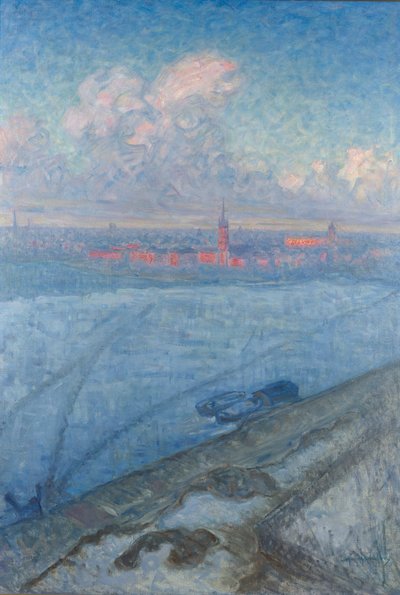 La Città al Tramonto da Eugène Jansson