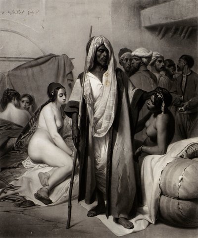 Il mercante di schiavi, c.1835 da Eugène Jazet
