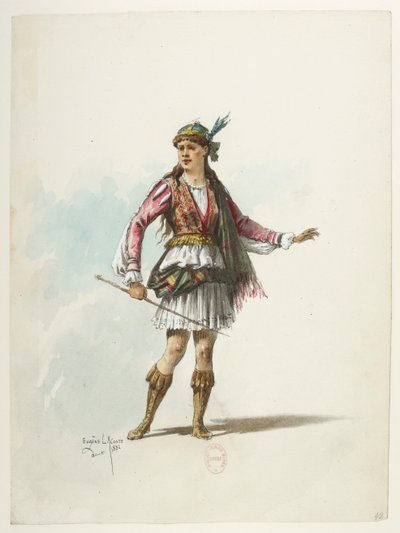 Btv1b84558104 42 - Saint-Saëns - Enrico VIII - Modelli in costume - Lacoste - 42. Costume da Eugene Lacoste