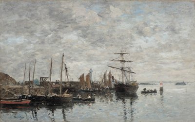 Portrieux, il porto da Eugene Louis Boudin