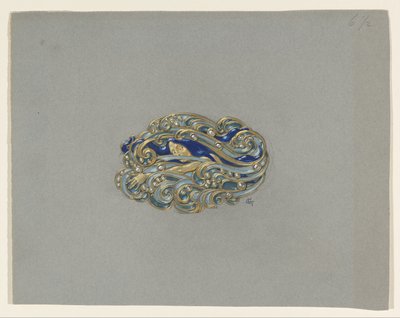 Progetto per una spilla da Eugene Grasset