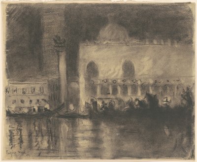 Memoria di Venezia: il Palazzo Ducale e la Piazzetta da Eugène Vail
