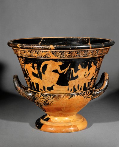 Cratere attico a figure rosse, chiamato cratere di Antaios ... da Euphronios