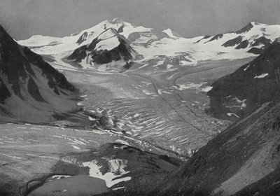 Braunschweiger Hutte, contro la Wildspitze, Pitztal (foto in bianco e nero) da European Photographer