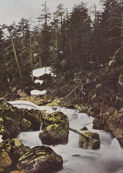 Cauterets, cascata superiore del ponte d