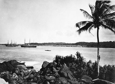 Porto di Colombo, c. 1860-80 da European Photographer