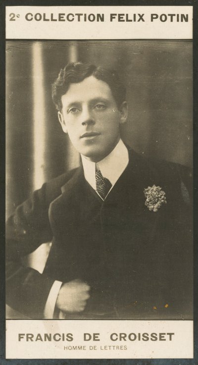 Francis De Croisset, Uomo di lettere da European Photographer