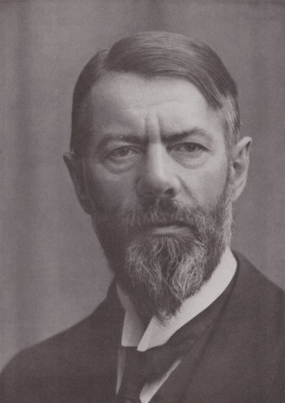 Max Weber, storico ed economista tedesco (foto in b/n) da European Photographer