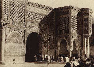 Meknes, Porta del Palazzo, Bab Mansour (foto in bianco e nero) da European Photographer