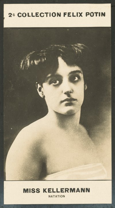 Miss Maud Kellermann, nuoto da European Photographer