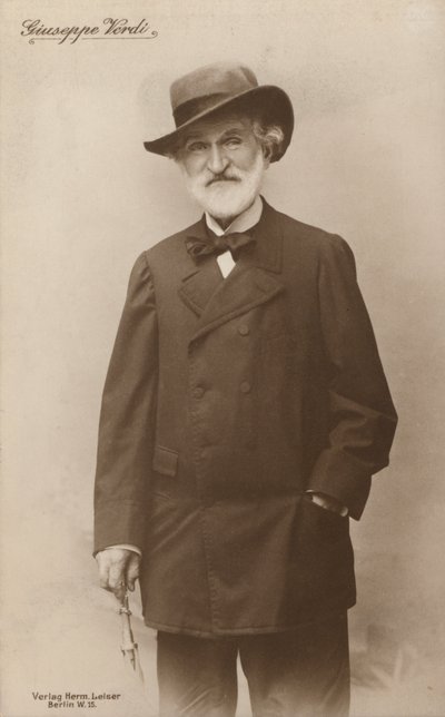 Ritratto di Giuseppe Verdi, compositore operistico da European Photographer