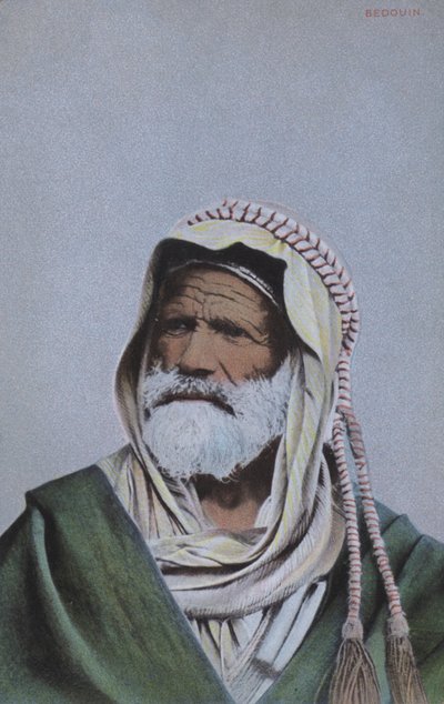 Ritratto di un uomo beduino, Nord Africa da European Photographer