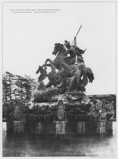 Fontana Sud, Witley Court, la residenza del Conte di Dudley da European Photographer