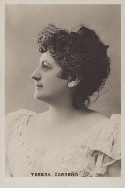 Teresa Carreno, pianista, cantante, compositrice e direttrice d