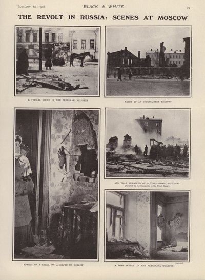 La rivolta in Russia: Scene a Mosca da European Photographer