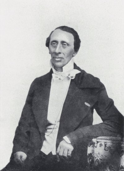 Il poeta Hans Christian Andersen (foto b/n) da European Photographer