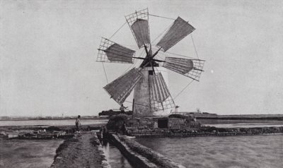 Trapani, un mulino a vento (foto in bianco e nero) da European Photographer