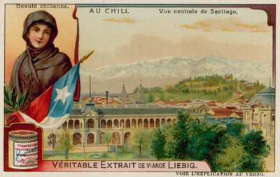 Una Bellezza Cilena e Vista del Centro di Santiago da European School