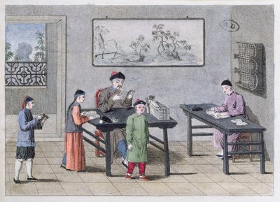 Una scuola cinese, c.1810 da European School
