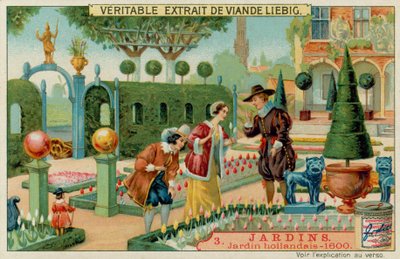 Un giardino olandese del 1600 da European School