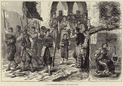 Un matrimonio montenegrino (incisione) da European School