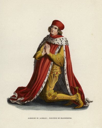 Albrecht III, Achille, Elettore di Brandeburgo da European School