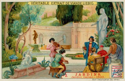 Un giardino italiano del 1500 da European School