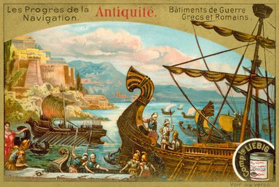 Antiche galee da guerra greche e romane da European School