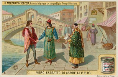 Antonio Interviene a Favore di Bassanio con Shylock da European School