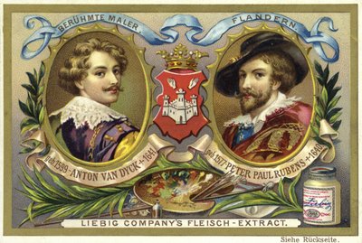 Antony van Dyck e Peter Paul Rubens, artisti fiamminghi da European School