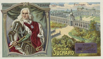 Augusto II il Forte, Re di Polonia, e il Palazzo dello Zwinger, Dresda da European School
