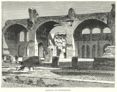 Basilica di Costantino (incisione) da European School
