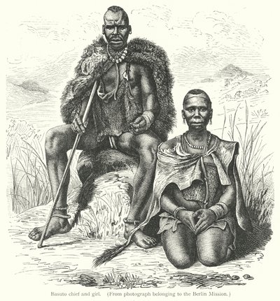 Capo Basuto e ragazza da European School
