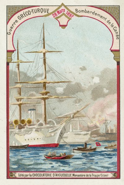 Bombardamento di Chania, Creta, Guerra Greco-Turca, 28 marzo 1897 da European School